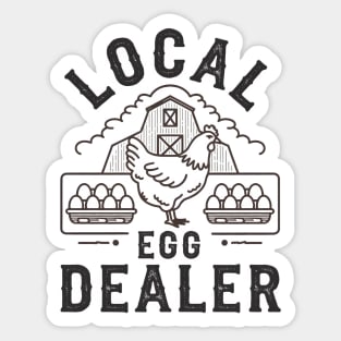 Local Egg Dealer Sticker